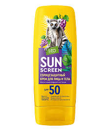 Солнцезащитный крем для лица и тела серии Sun Screen 50 SPF