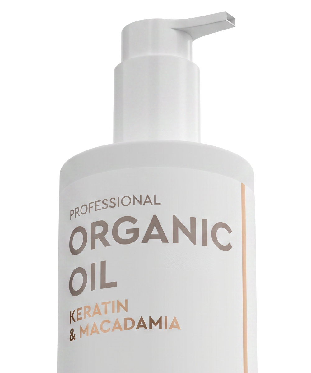 Бальзам-кератин для волос Keratin & macadamia серии Organic Oil Professional