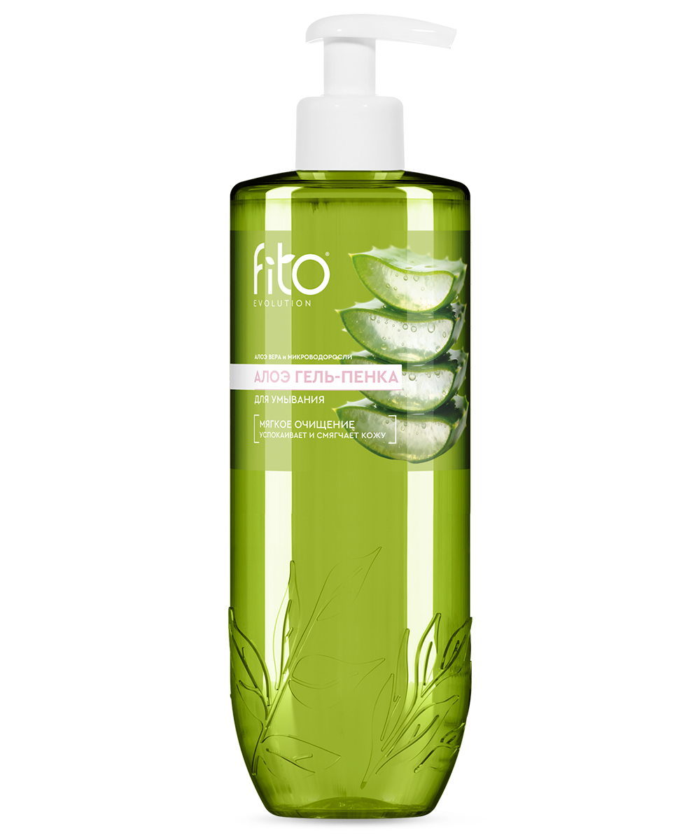 Алоэ гель-пенка для умывания серии fito evolution
