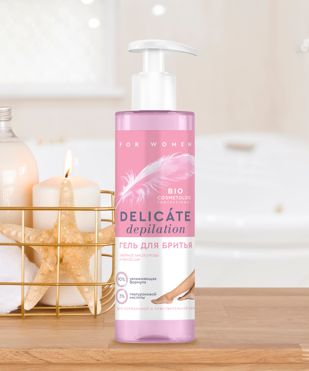 Гель для бритья Delicate Depilatio серии Bio Cosmetolog Professional