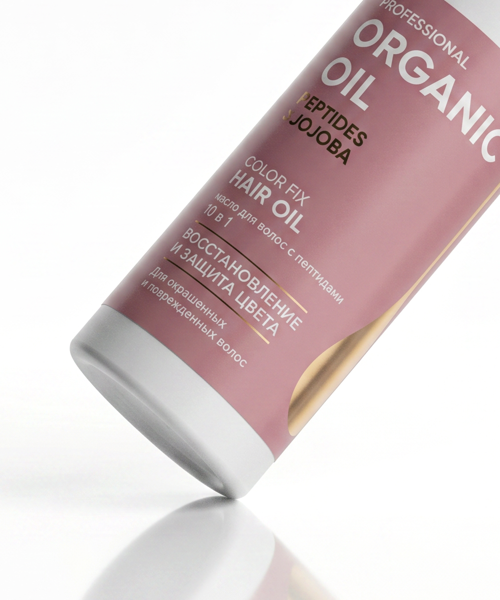 Масло для волос с пептидами 10 в 1  Peptides & jojoba серии Organic Oil Professional