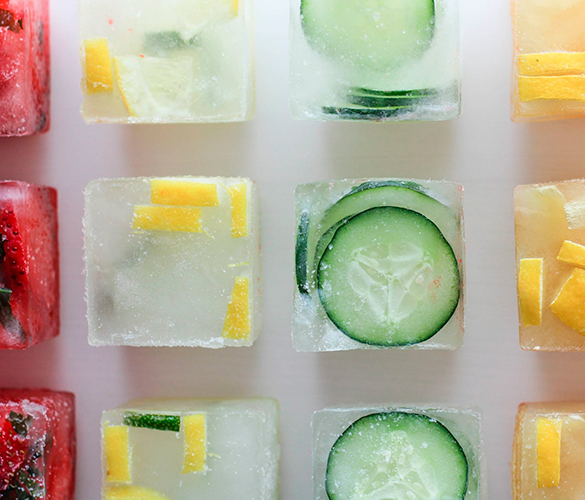 Косметический лед с экстрактами овощей и фруктов