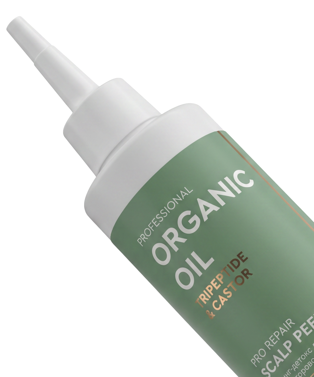 Пилинг-детокс для кожи головы Tripeptide & castor серии Organic Oil Professional
