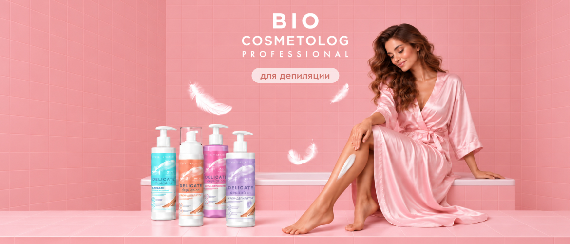 Гладкая кожа надолго! Новые средства для депиляции Bio Cosmetolog Professional уже в продаже