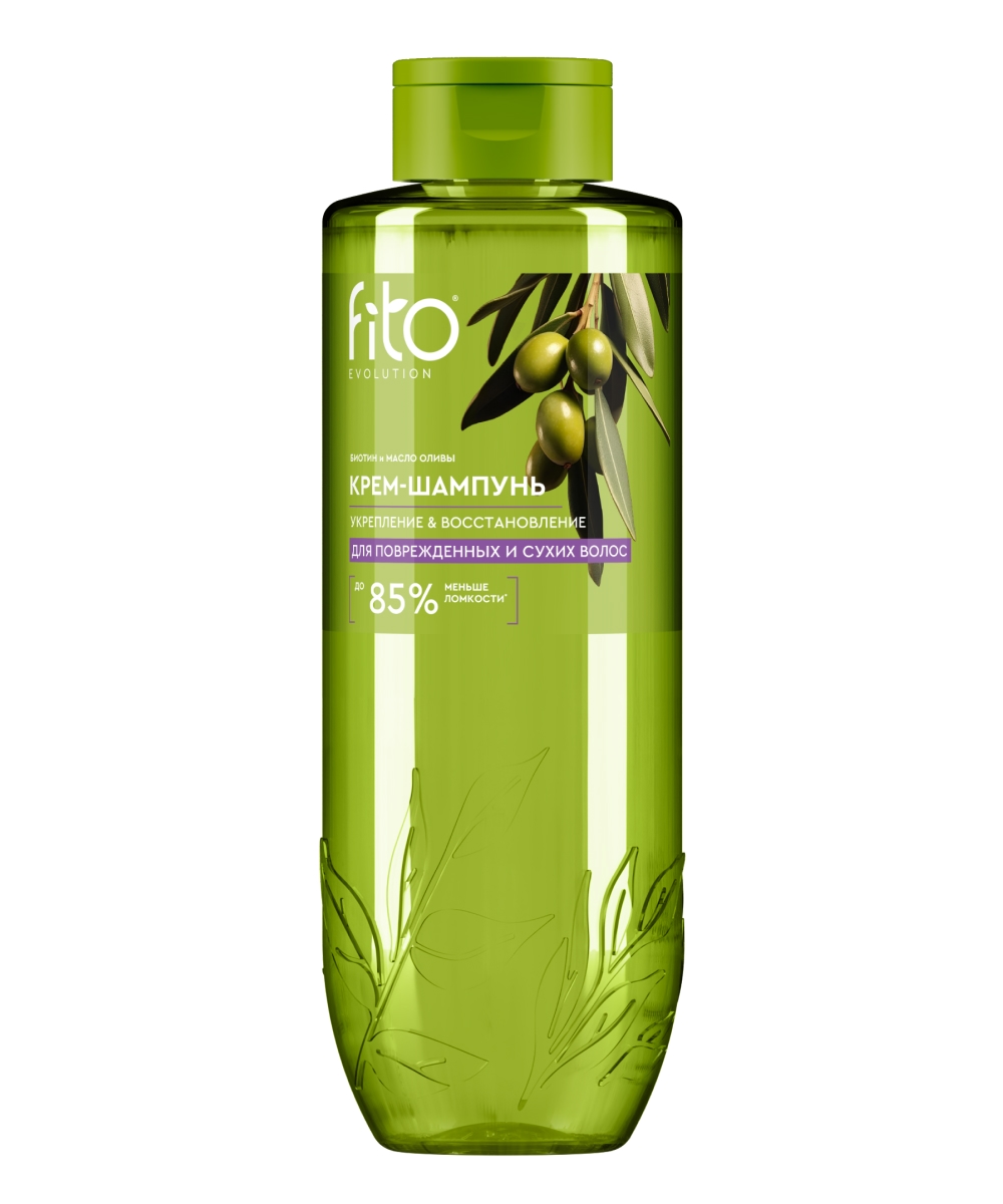 Крем-шампунь для поврежденных и сухих волос серии fito evolution