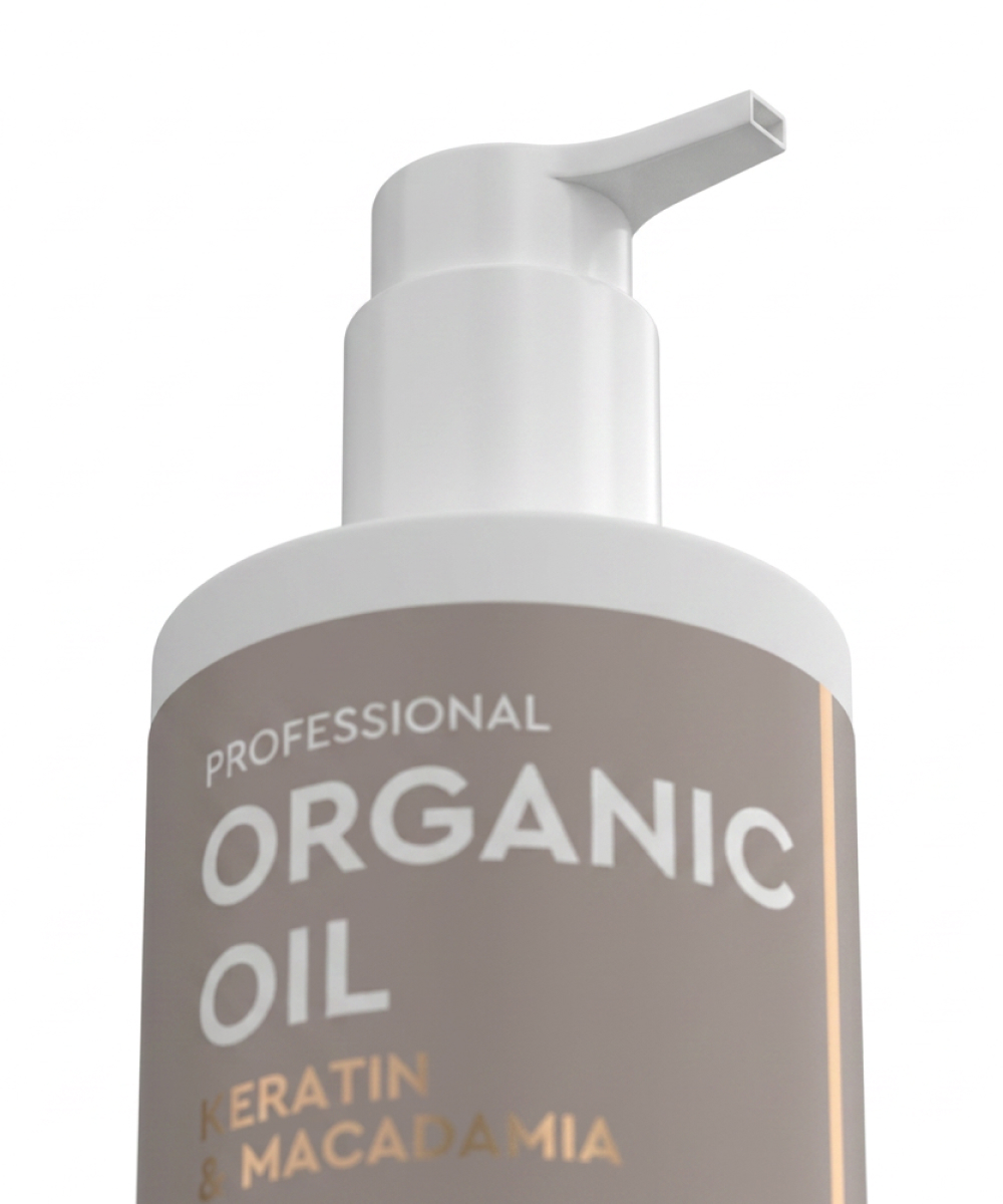 Шампунь-кератин для волос Keratin & macadamia серии Organic Oil Professional