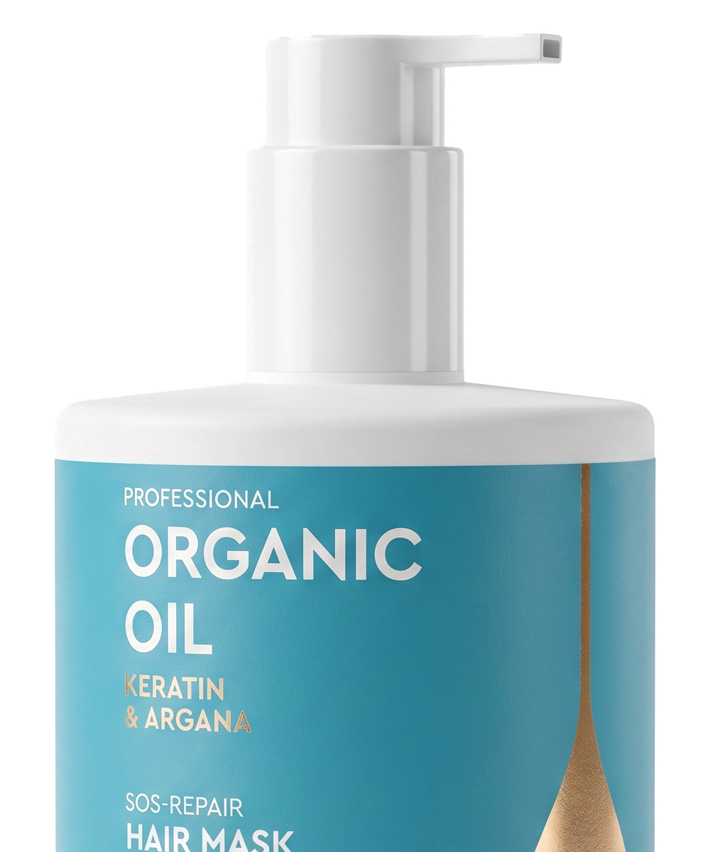 SOS-маска для волос Keratin & argana серии Organic Oil Professional