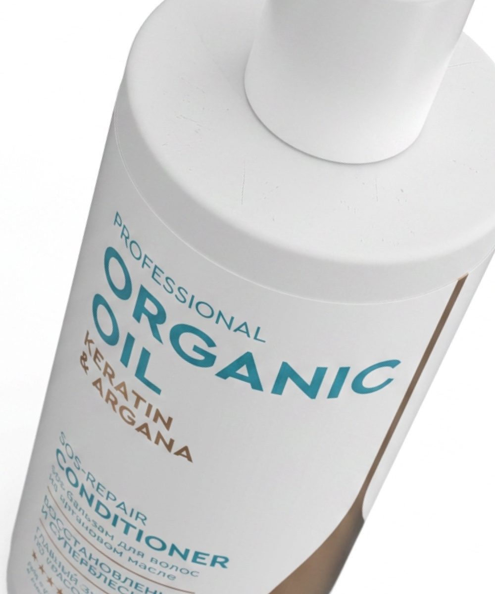 SOS-бальзам для волос Keratin & argana серии Organic Oil Professional