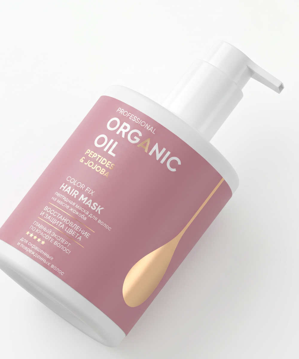 Пептидная маска для волос Peptides & jojoba серии Organic Oil Professional