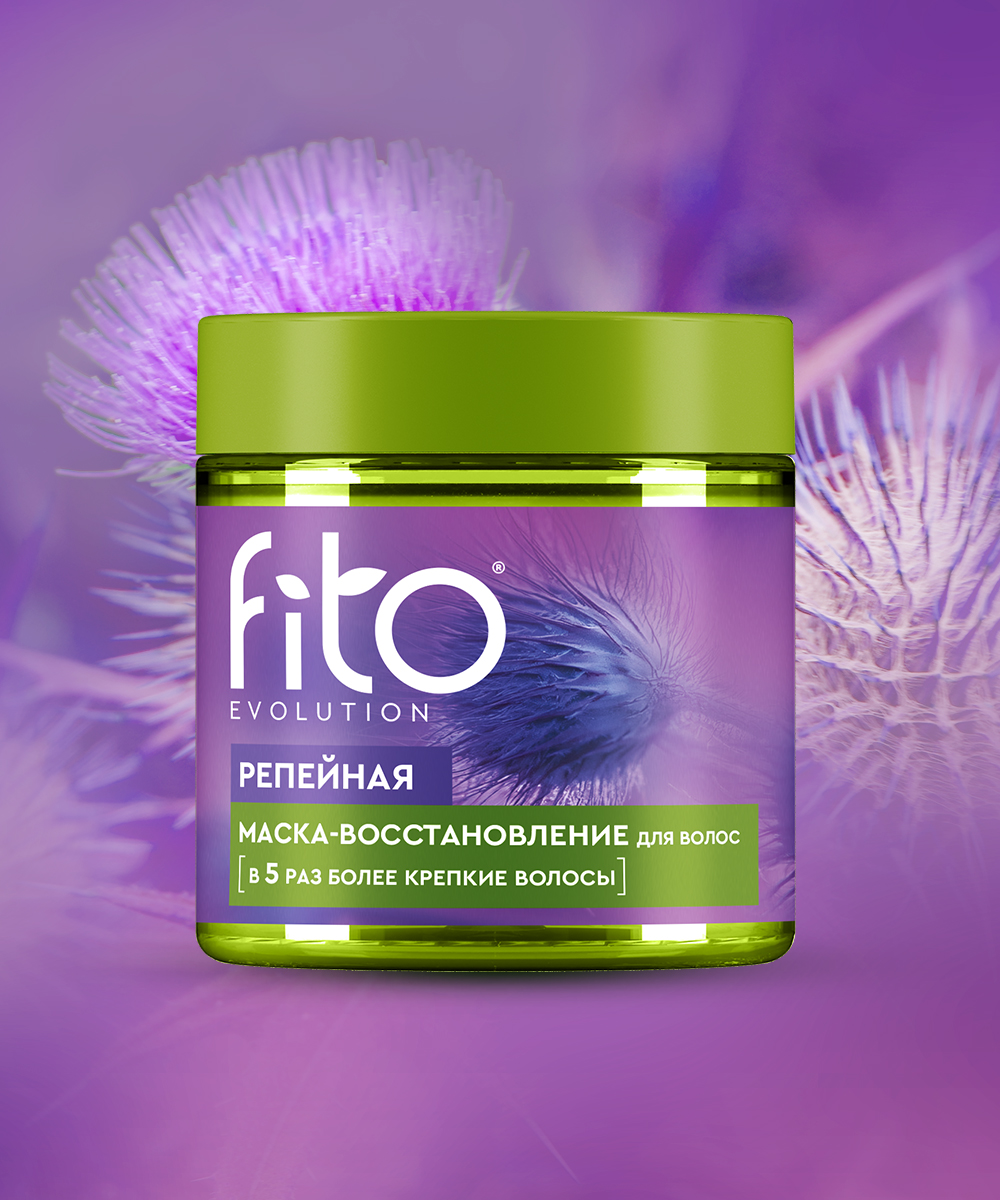 Репейная маска-восстановление для волос серии Fito Evolution