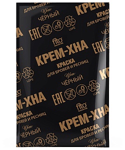 Краска для бровей и ресниц Иранская серии Крем-Хна, цвет черный