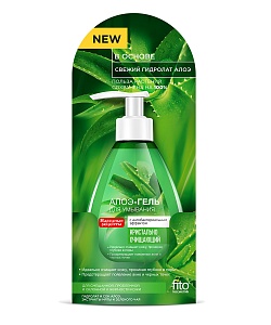 Алоэ-гель для умывания Кристально очищающий с антисептическим эффектом серии Народные Рецепты