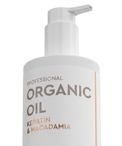 Бальзам-кератин для волос Keratin & macadamia серии Organic Oil Professional