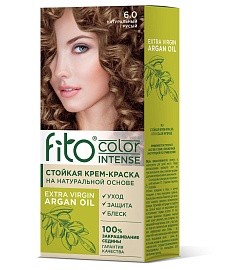 Стойкая крем-краска для волос серии Fito Сolor Intense, 6.0 Натуральный русый