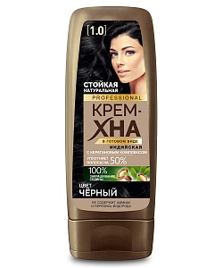 Крем-Хна Индийская в готовом виде серии PROFESSIONAL, цвет Черный