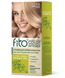 Стойкая крем-краска для волос серии Fito Сolor Intense, тон 9.3 Пшеничный блонд