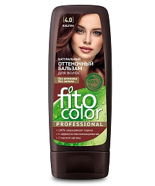 Натуральный оттеночный бальзам для волос серии Fito Color Professional , тон каштан