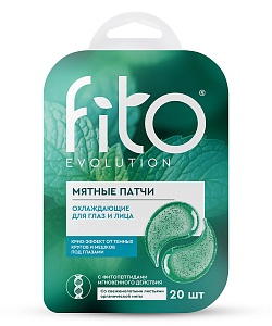 Мятные патчи Охлаждающие для глаз и лица серии Fito Evolution