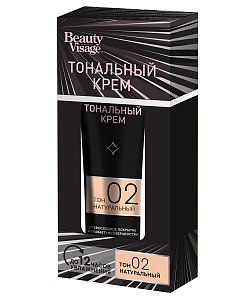 Тональный крем для лица Натуральный Тон 2 серии BeautyVisage