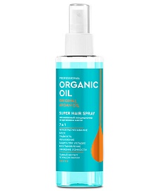 Несмываемый кондиционер на аргановом масле Super Hair Spray 7в1 серии Organic Oil Professional