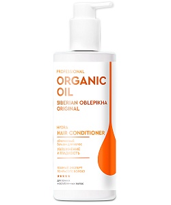 Облепиховый бальзам для волос Увлажнение и гладкость серии Organic Oil Professional