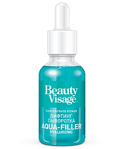 Cыворотка Лифтинг Aqua-filler hyaluronic для лица и кожи вокруг глаз серии Beauty Visage