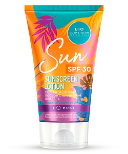 Солнцезащитный лосьон с шиммером для тела SPF 30 серии Bio Cosmetolog Professional