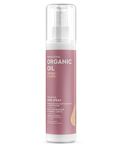 Термозащитный спрей для волоc Peptides & jojoba серии Organic Oil Professional