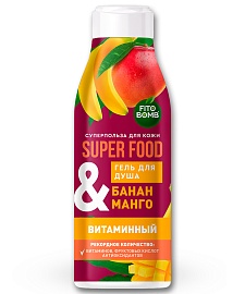 Гель для душа Банан & манго Витаминный серии Super Food