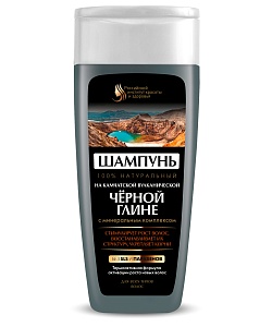 Шампунь На камчатской вулканической черной глине серии Российский Институт Красоты и Здоровья