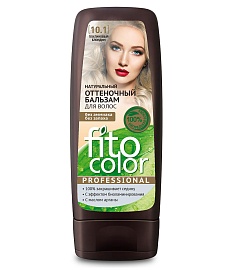 Натуральный оттеночный бальзам для волос серии Fito Color Professional , тон платиновый блондин