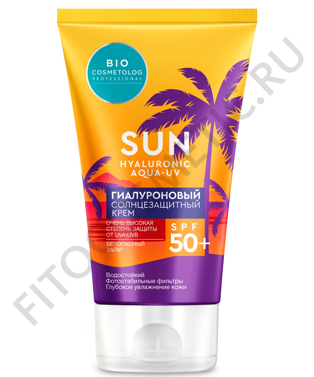 Гиалуроновый солнцезащитный крем SPF 50+ серии Bio Cosmetolog Professional