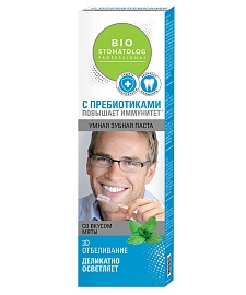 Умная зубная паста 3D отбеливание серии Bio Stomatolog Professional