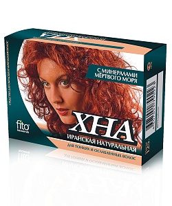 Хна натуральная Иранская с минералами Мертвого моря (125г)