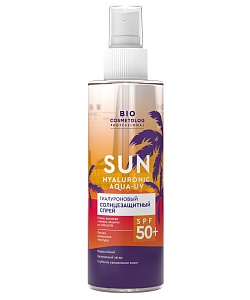 Гиалуроновый солнцезащитный спрей SPF 50+ серии Bio Cosmetolog Professional