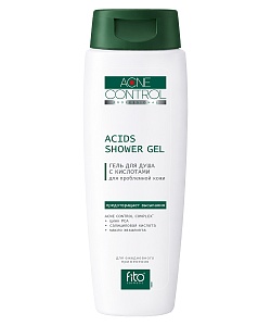 Гель для душа с кислотами для проблемной кожи серии Acne Control Professional