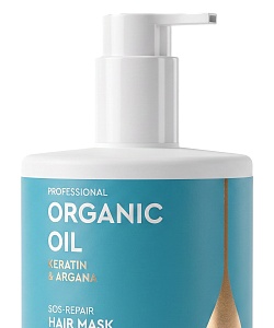 SOS-маска для волос Keratin & argana серии Organic Oil Professional