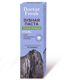 Зубная паста Угольное отбеливание серии Doctor Fresh