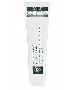 Матирующий крем для лица Антиугревой серии Acne Control Professional