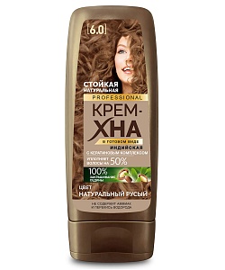 Крем-Хна Индийская в готовом виде серии PROFESSIONAL, цвет Натуральный русый