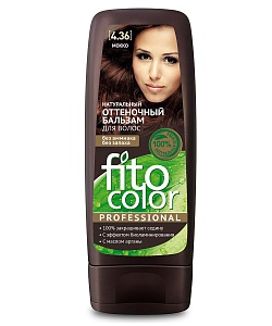 Натуральный оттеночный бальзам для волос серии Fito Color Professional , тон мокко