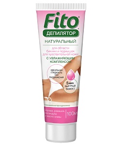 Натуральный Фитодепилятор для чувствительной кожи с увлажняющим комплексом серии Fito (100мл)