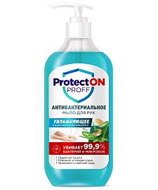 Антибактериальное мыло для рук Увлажняющее серии Protecton Proff