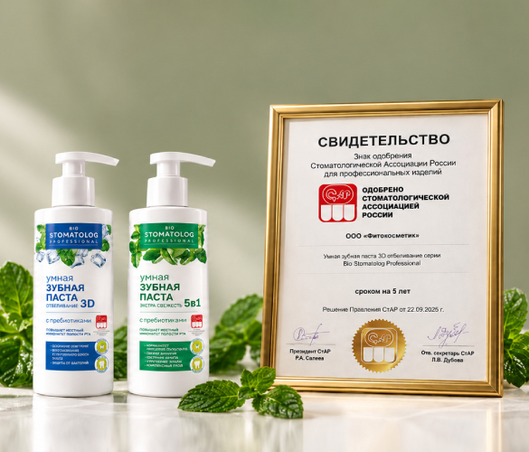 Bio Stomatolog Professional получила одобрение Стоматологической Ассоциации России
